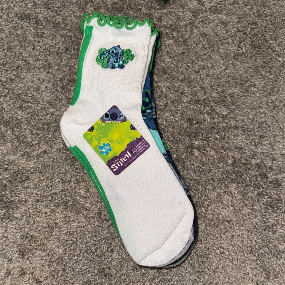 Disney Stitch Themed St. Patricks Day 5 Pairs